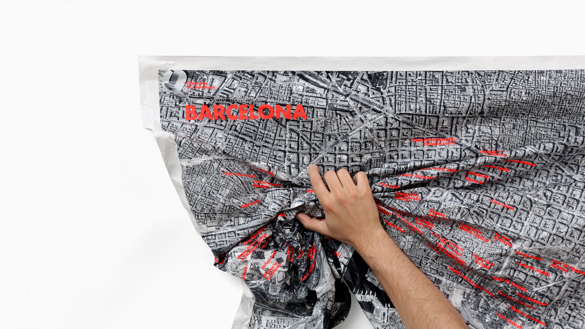 Load image into Gallery viewer, Crumpled City From The Air