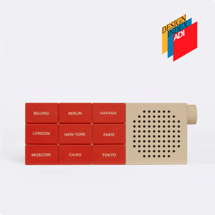 The CityRadio is in the ADI Design Index 2020 and it is running for the Compasso d’Oro Award.