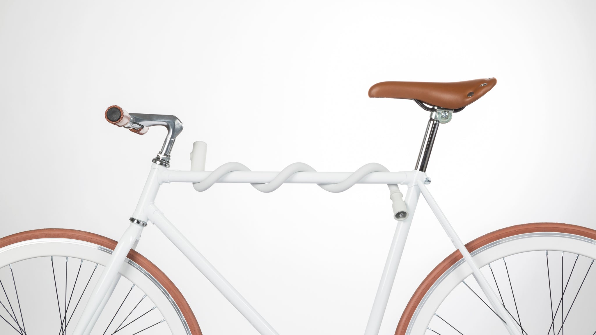 Solid bike lock clearance